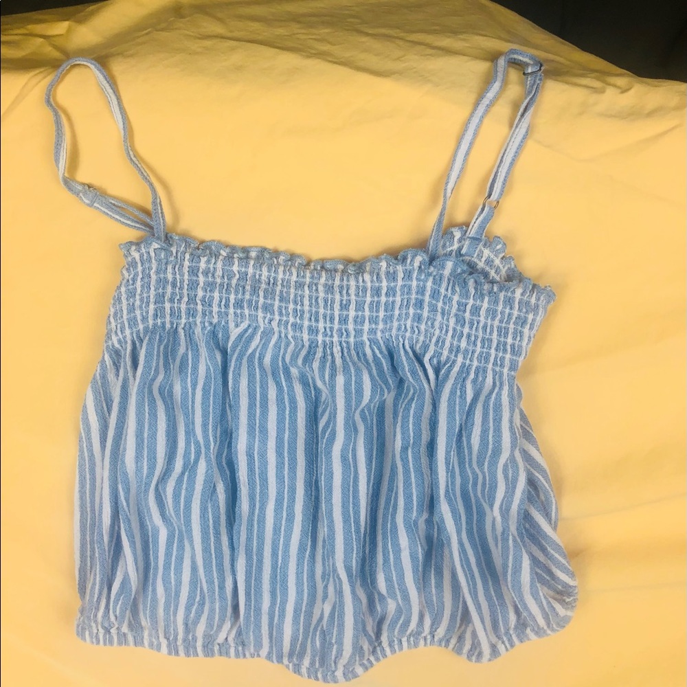 Billabong Sweat Tea Striped Beachy Tank Crop Top